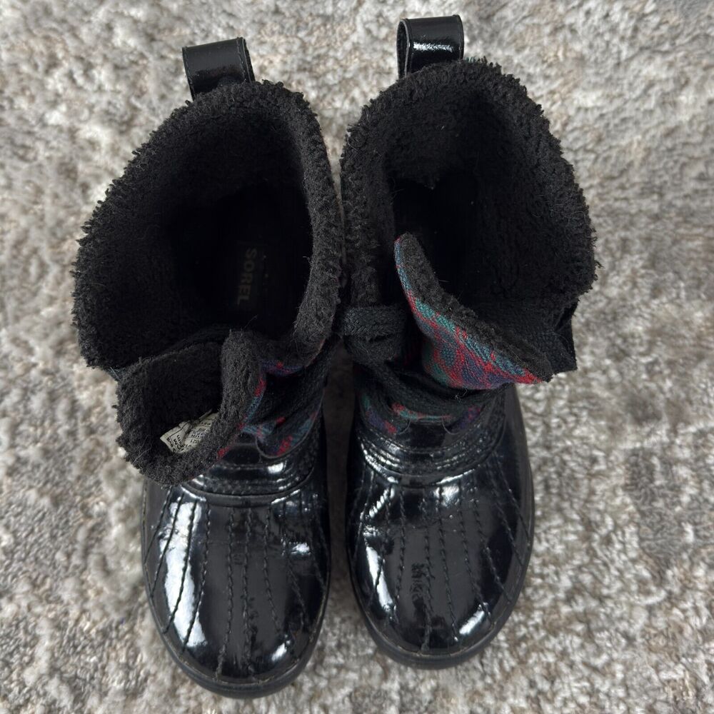 Sorel Sz 6 Waterproof Plaid Warm Lined Tivoli Winter Snow Boots Laced - Picture 3 of 11